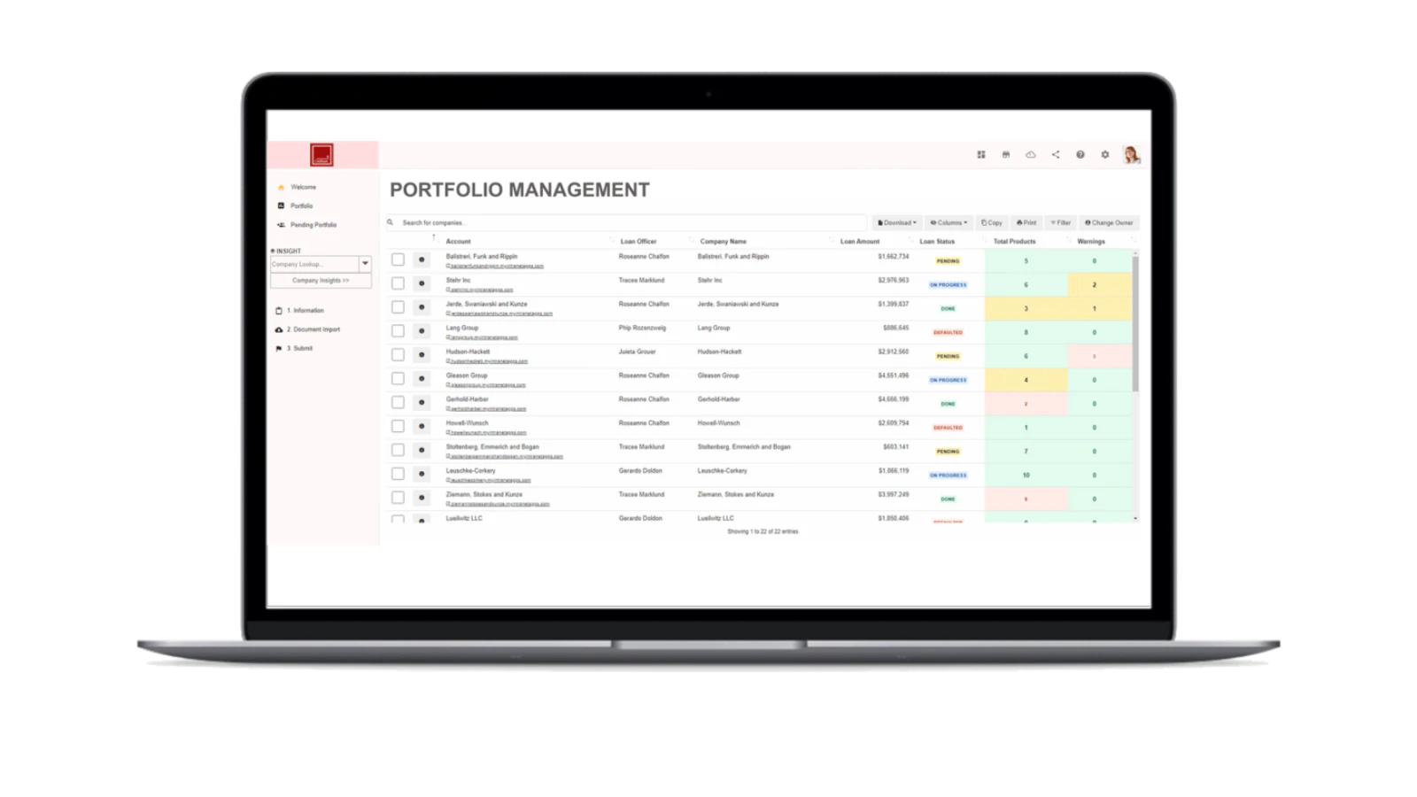 screenshot of Boss Insights